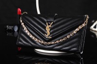 YSL iPhone 4S/4 Cases Wallet Black