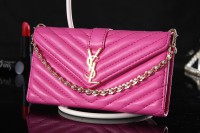 YSL iPhone 4S Cases Covers Wallet Rose